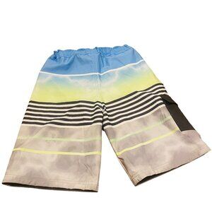 UV Skinz Kids Board Shorts Swim Trunks Sz 12